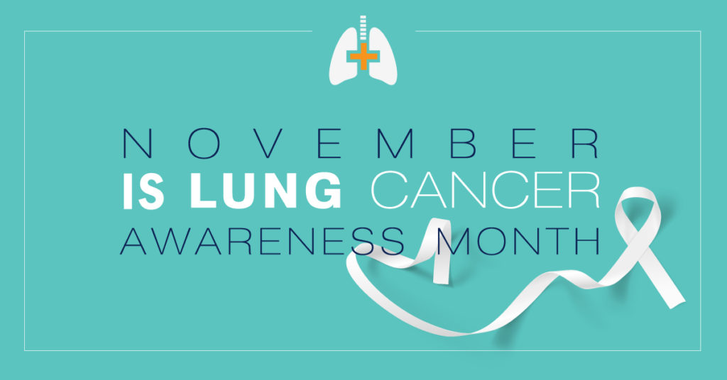 November is lung cancer awareness month!