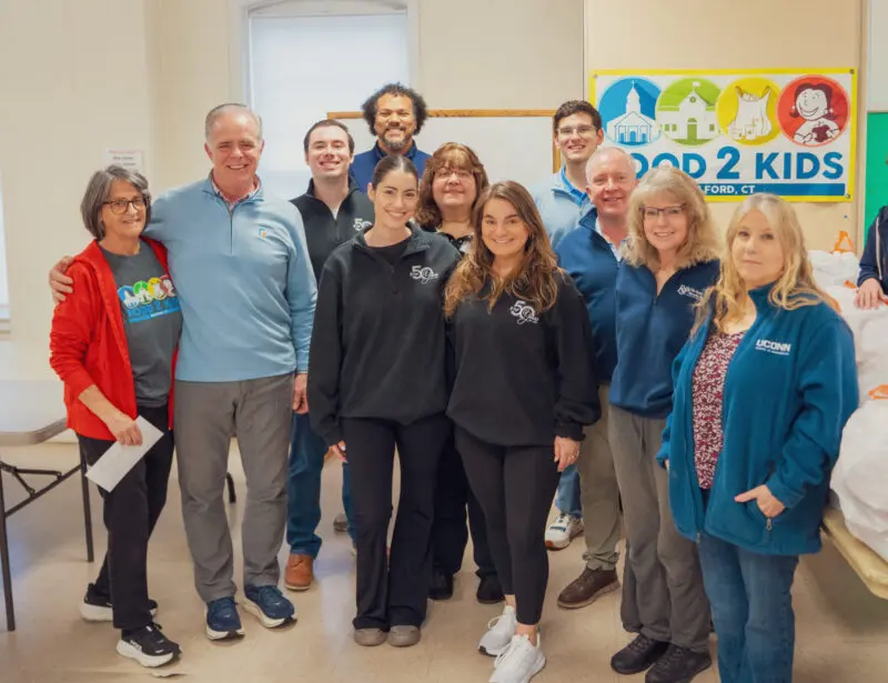 group of FSP employees with Food2Kids
